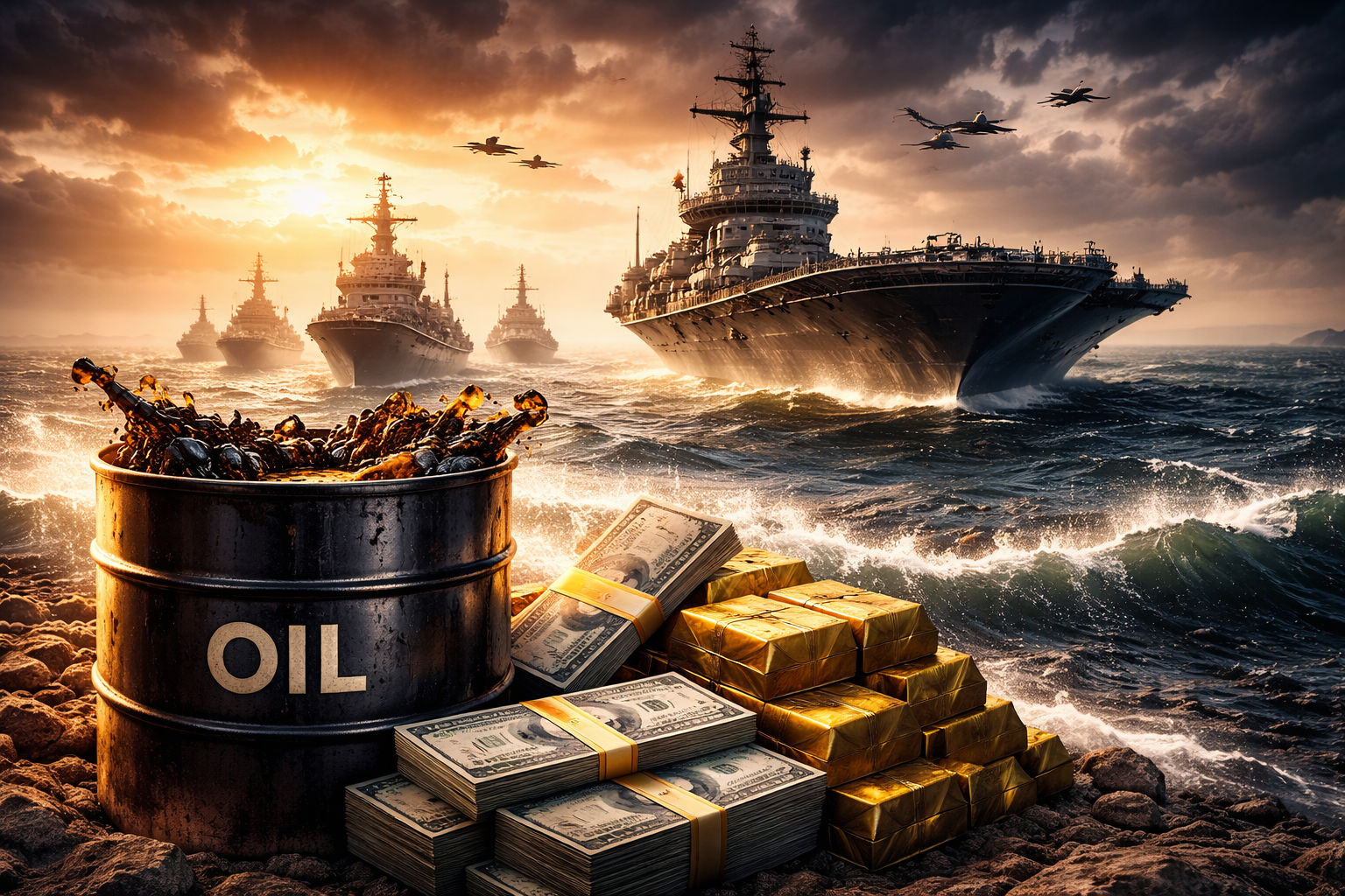 Hormuz blockade oil markets dollar macro impact