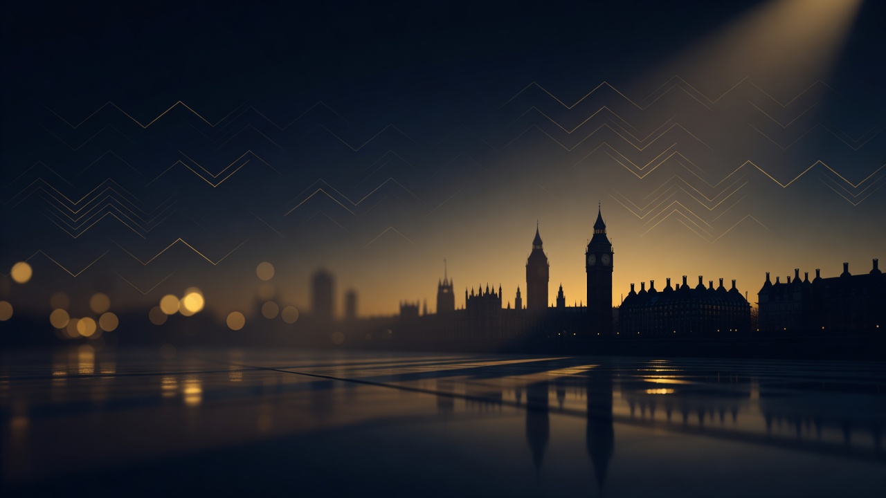 London skyline at dusk, GBP USD forecast 15 July 2026